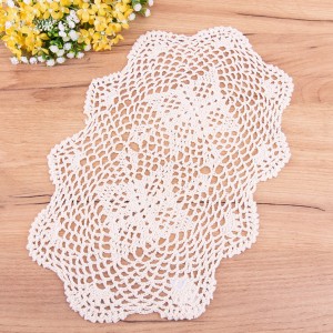 Serwetka DA-3909 30x45 cm Szydełko naturalne