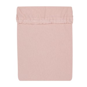 Prześcieradło jersey 80x200 cm z gumką Pudrowy róż