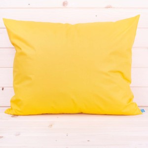 Poszewka z bawełny 70x80 cm Ciemny żółty