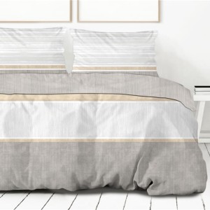 Pościel bawełniana 160x200 cm Destiny beżowa