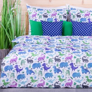 Pościel bawełniana 100x140 cm Dinozaury 1