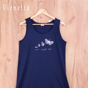 Koszula nocna damska 311212 granat rozm: S