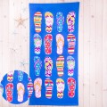 Ręcznik plażowy 70x150 cm Japonki