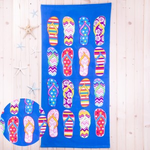 Ręcznik plażowy 70x150 cm Japonki