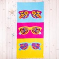 Ręcznik plażowy 70x150 cm Kolorowe okulary