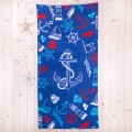 Ręcznik plażowy 70x150 cm Kotwice 2
