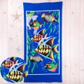 Ręcznik plażowy 70x150 cm Ryby 2