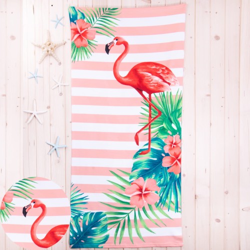 Ręcznik plażowy 70x150 cm Flaming 2