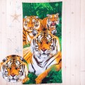 Ręcznik plażowy 70x150 cm Tygrysy