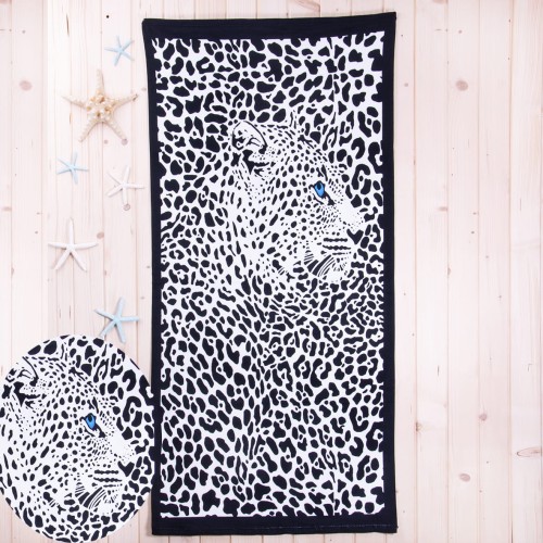 Ręcznik plażowy 70x150 cm Pantera
