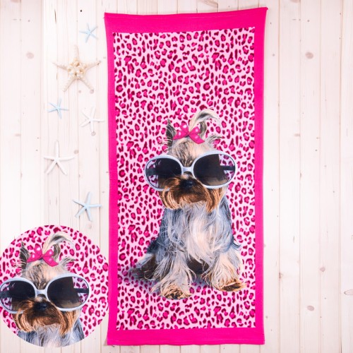 Ręcznik plażowy 70x150 cm Piesek 2