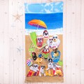 Ręcznik plażowy 70x150 cm Pieski na plaży