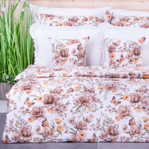 Pościel bawełniana 160x200 cm Jesienny ogród