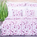 Pościel bawełniana 160x200 cm Kwiatowa melodia róż