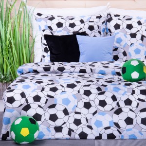 Pościel bawełniana 160x200 cm Piłki 2