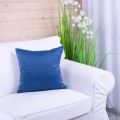 Poszewka ozdobna 40x40 cm Plusz niebieski 2788