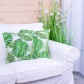 Poszewka ozdobna Foto 40x40 cm Liście zielone