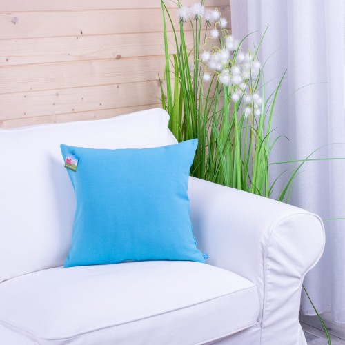 Poszewka ozdobna 45x45 cm Natura turkus