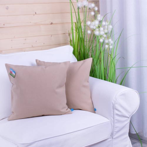 Poszewka ozdobna 45x45 cm Natura jasny beż