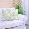 Poszewka ozdobna 45x45 cm Geometria limonka 22663/PH14/145