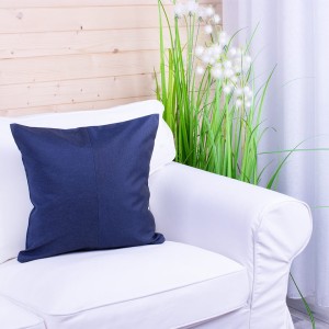 Poszewka ozdobna 45x45 cm Granatowe paseczki 2