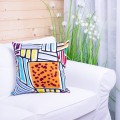 Poszewka ozdobna 45x45 cm Geometria pasy i kwadraty 4