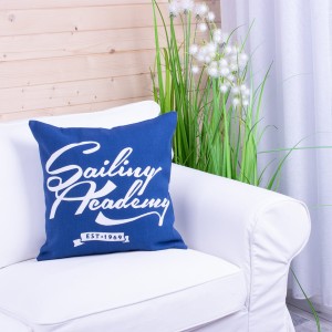 Poszewka ozdobna 45x45 cm Tansy 1 granat