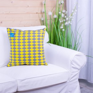 Poszewka ozdobna 45x45 cm MINKY romby
