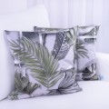 Poszewka ozdobna 40x40 cm Velluto Liście na szarym 410387/116