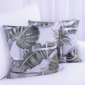 Poszewka ozdobna 40x40 cm Velluto Liście na szarym 410387/116