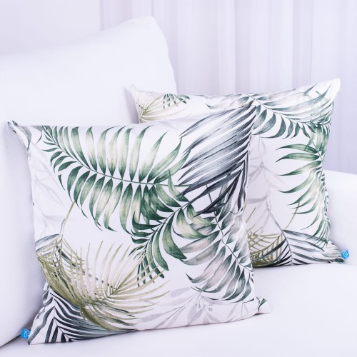 Poszewka ozdobna 40x40 cm Velluto Liście 400738/001