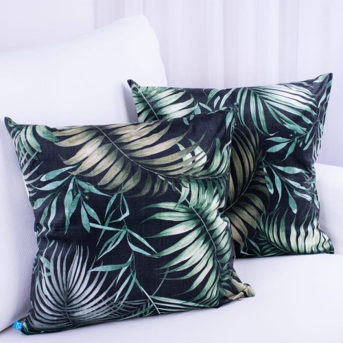 Poszewka ozdobna 40x40 cm Velluto Liście 400738/002