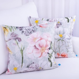 Poszewka ozdobna 40x40 cm Velluto Kwiaty 390077/101