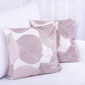 Poszewka ozdobna 45x45 cm Velluto Liście 54999/1028