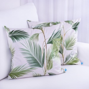 Poszewka ozdobna 45x45 cm Velluto Liście 410341/004