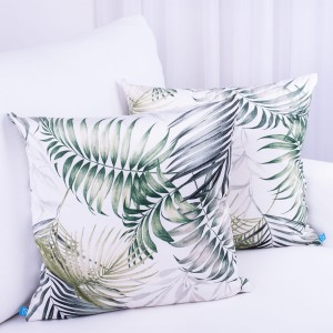 Poszewka ozdobna 45x45 cm Velluto Liście 400738/001