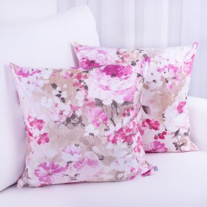 Poszewka ozdobna 45x45 cm Velluto Kwiaty 54679/1033