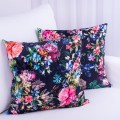 Poszewka ozdobna 45x45 cm Velluto Kwiaty 390994/002