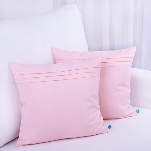 Poszewka ozdobna 40x40 cm Natura brzoskwinia+zakładki