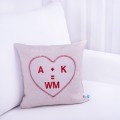 Poszewka ozdobna 40x40 cm Serce A+K=WM