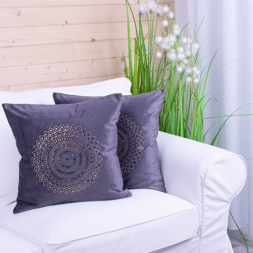 Poszewka ozdobna 45x45 cm Elie Stal