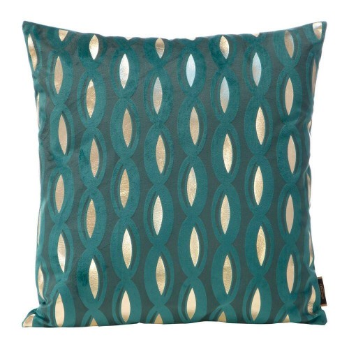 Poszewka ozdobna 45x45 cm Blink 5 Turkus+złoto