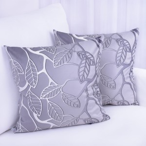 Poszewka ozdobna 45x45 cm Velluto Liście 22109/1006