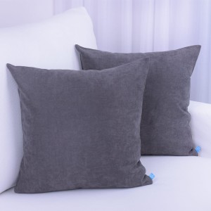 Poszewka ozdobna 45x45 cm EFE/295/40 Ciemny szary