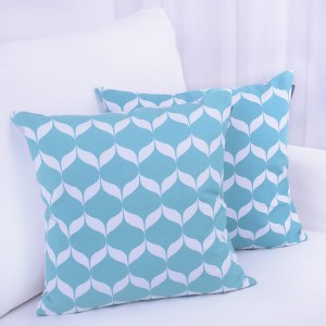 Poszewka ozdobna 45x45 cm Diamond Love geometria turkus