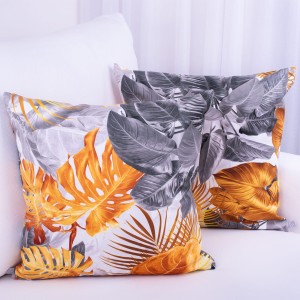 Poszewka ozdobna 40x40 cm Velluto Liście 390437/109