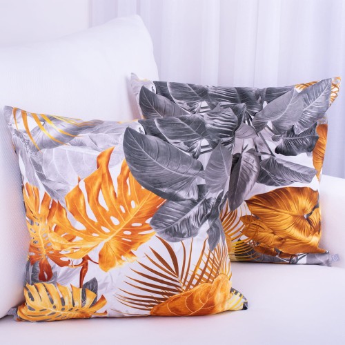 Poszewka ozdobna 40x40 cm Velluto Liście 390437/109