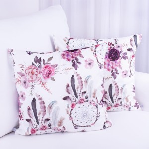 Poszewka ozdobna 40x40 cm Velluto Kwiatowy łapacz snów D00098/001