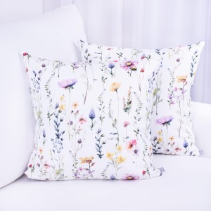 Poszewka ozdobna 45x45 cm Soft Polne kwiaty 22673/1002
