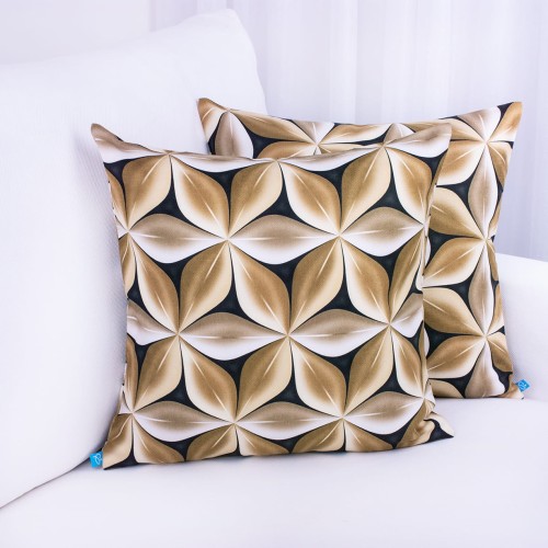 Poszewka ozdobna 40x40 cm Enjoy Liście rude 401045/106